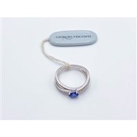 Ring Giorgio Visconti Woman in White Gold Zaffiro 0.64 Ct ABX14145Z - ABX14145Z